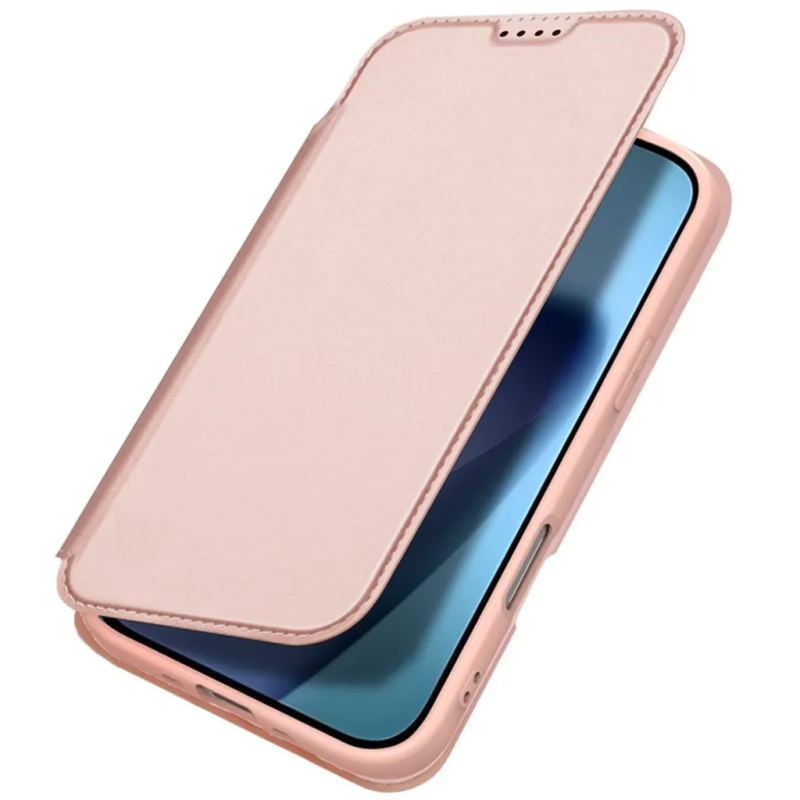 Чехол-книжка Dux Ducis с карманом для визиток для Apple iPhone 18 Pro Max / 17 Pro Max (6.9"), Rose Gold 6, Искусственная кожа, купить оптом с доставкой