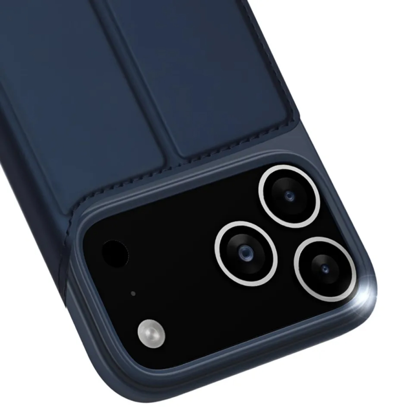 Чехол-книжка Dux Ducis с карманом для визиток для Apple iPhone 18 Pro Max / 17 Pro Max (6.9"), Синий 4, Искусственная кожа, купить оптом с доставкой
