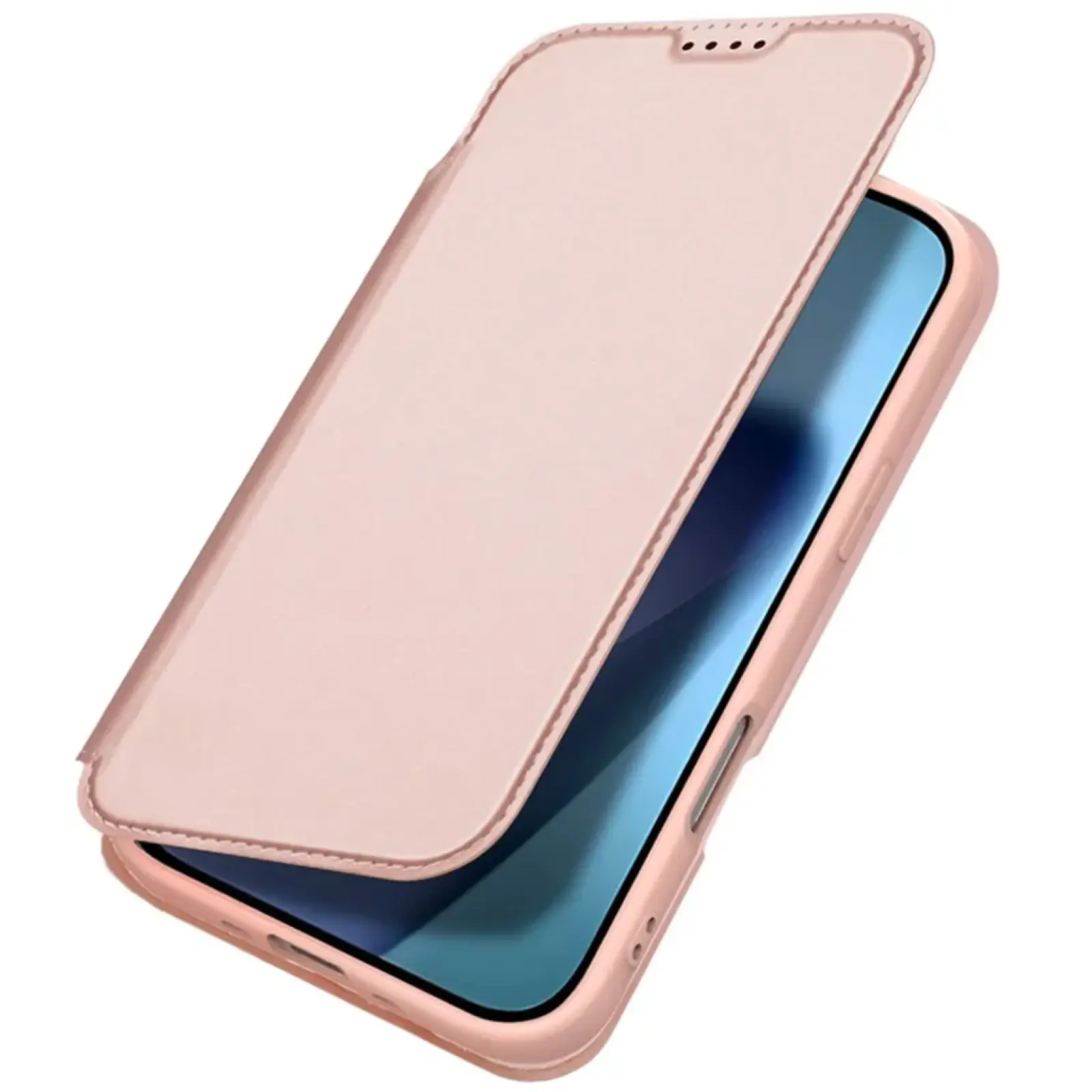 Чехол-книжка Dux Ducis с карманом для визиток для Apple iPhone 17 Pro Max (6.9"), Rose Gold 6, Искусственная кожа, купить оптом с доставкой
