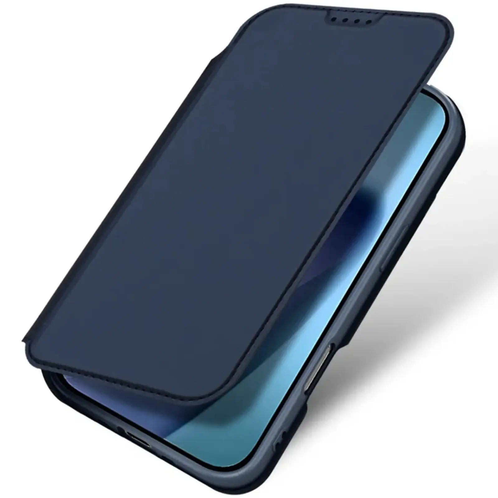 Чехол-книжка Dux Ducis с карманом для визиток для Apple iPhone 17 Air (6.5"), Синий 7, Искусственная кожа, купить оптом с доставкой