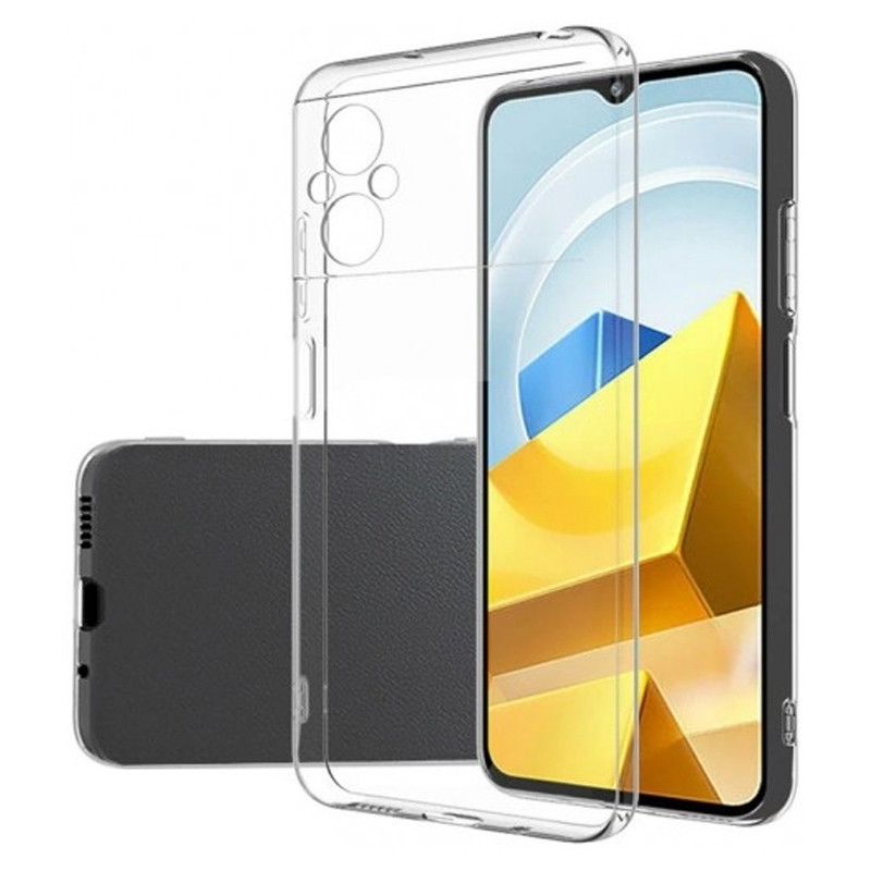 Прозрачный чехол Epic Transparent Full Camera Protection для Xiaomi Poco M5 | толщина 1.5 мм на картинке №1