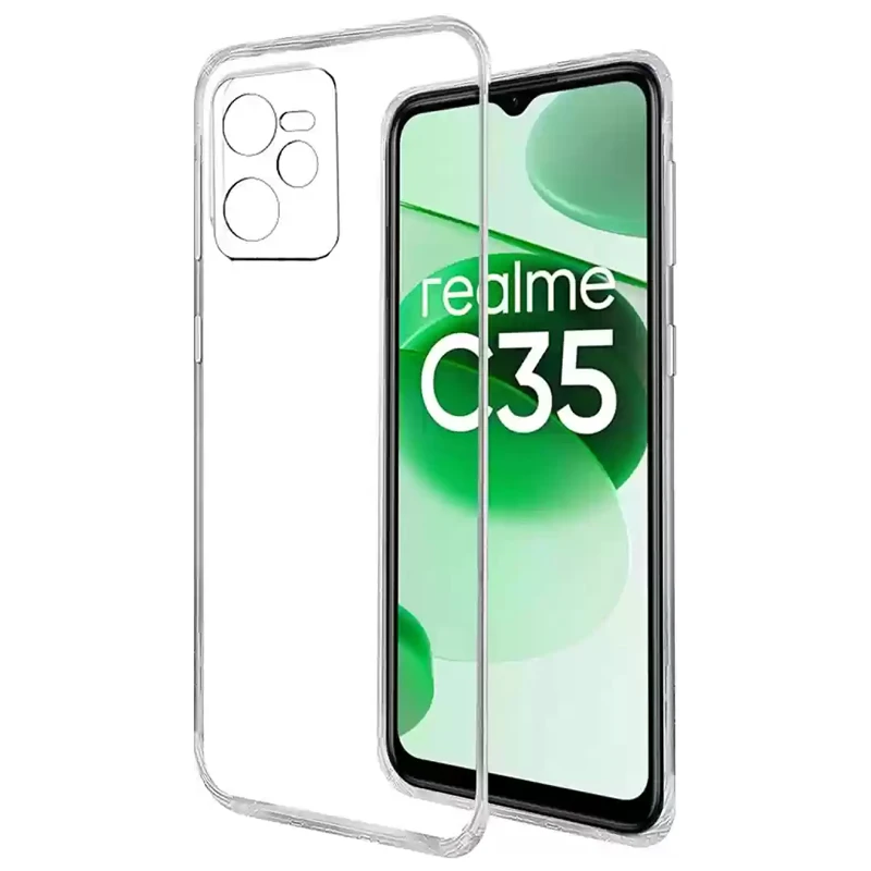 TPU чехол Epic Transparent 1,5mm Full Camera для Realme C35, Бесцветный (прозрачный), TPU, купить оптом с доставкой