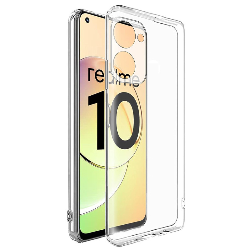 Прозорий чохол Epic Transparent Full Camera Protection для Realme 10 4G | завтовшки 1.5 мм на малюнкі №1
