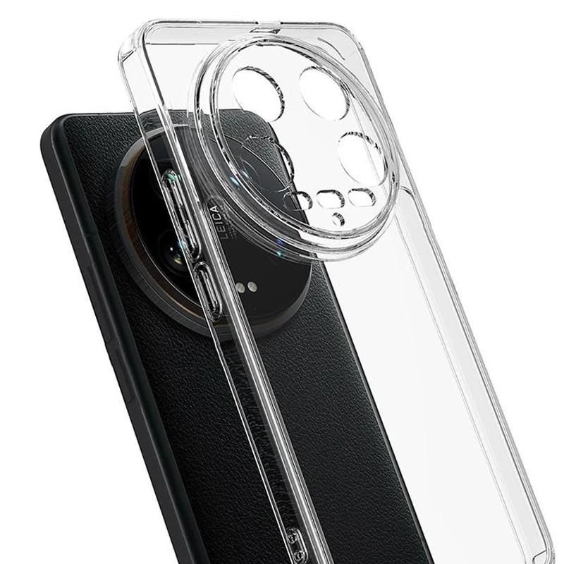 TPU чехол Epic Transparent 1,5mm Full Camera для Xiaomi 14 Ultra, Бесцветный (прозрачный) 1, TPU, купить оптом с доставкой