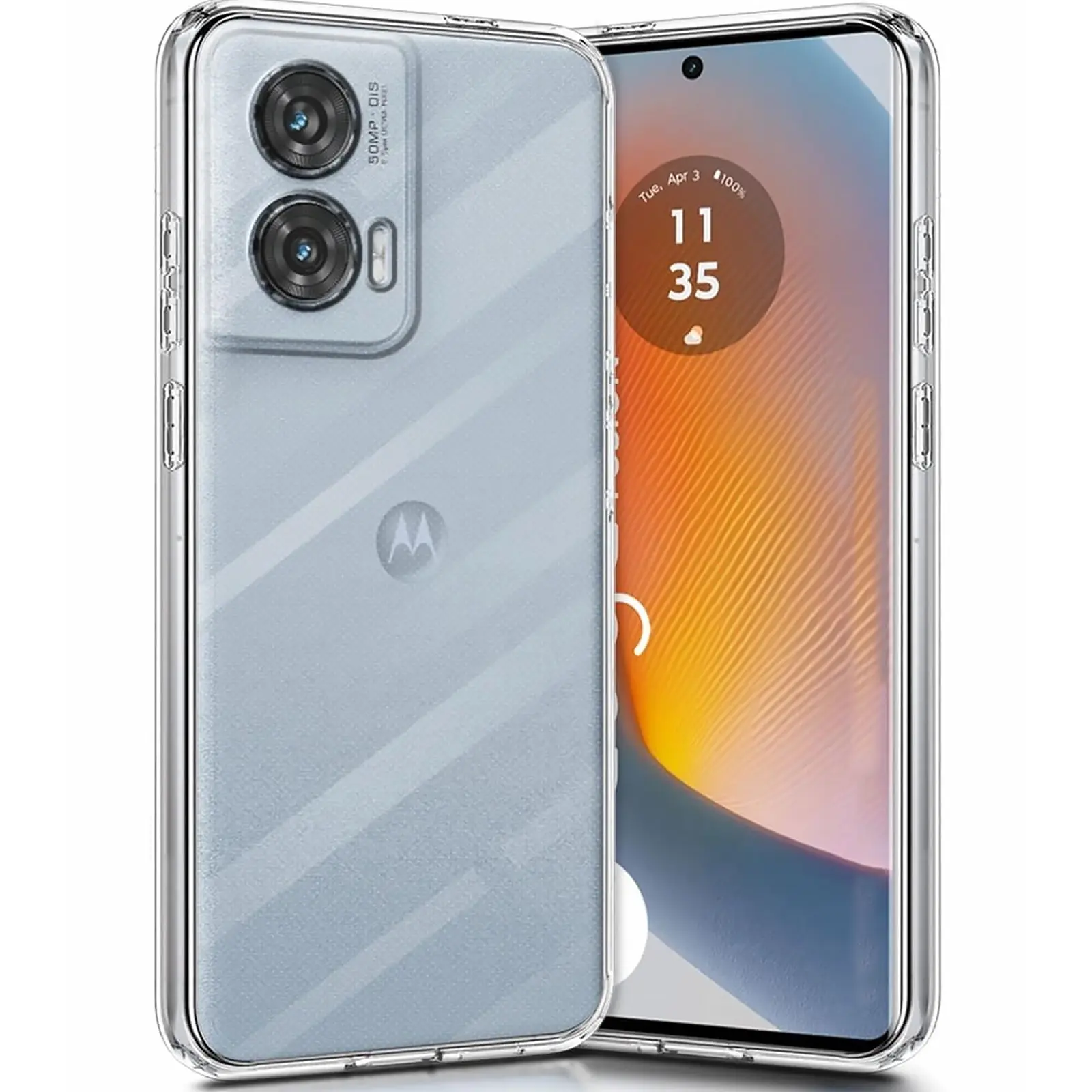 TPU чехол Epic Transparent 1,5mm Full Camera для Motorola Edge 50 Fusion, TPU, купить оптом с доставкой