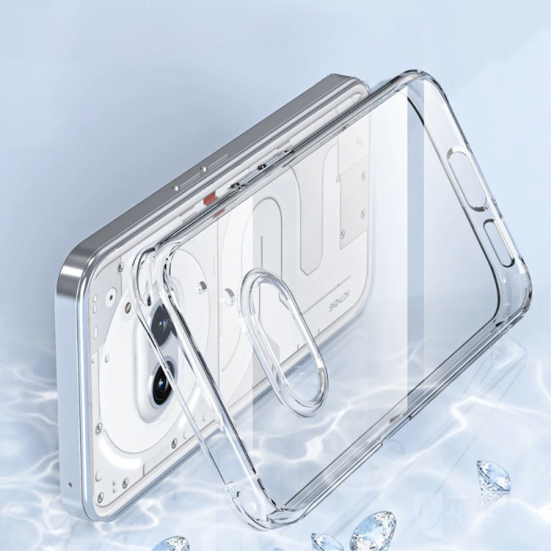 Прозрачный чехол Epic Transparent Full Camera Protection для Nothing Phone (2a) | толщина 1.5 мм на картинке №2