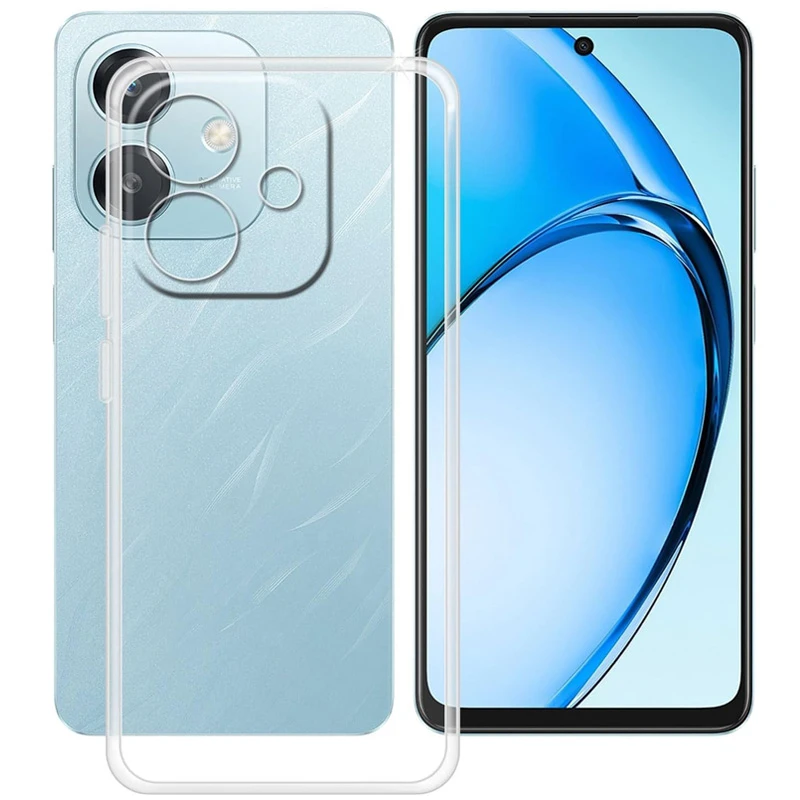 TPU чехол Epic Transparent 1,5mm Full Camera для Oppo A3 4G / A3x 4G/ A40m, Бесцветный (прозрачный) 1, TPU, купить оптом с доставкой