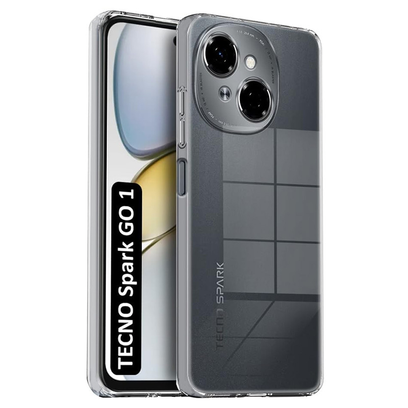 Прозрачный чехол Epic Transparent Full Camera Protection для TECNO Spark Go 1 | толщина 1.5 мм на картинке №1