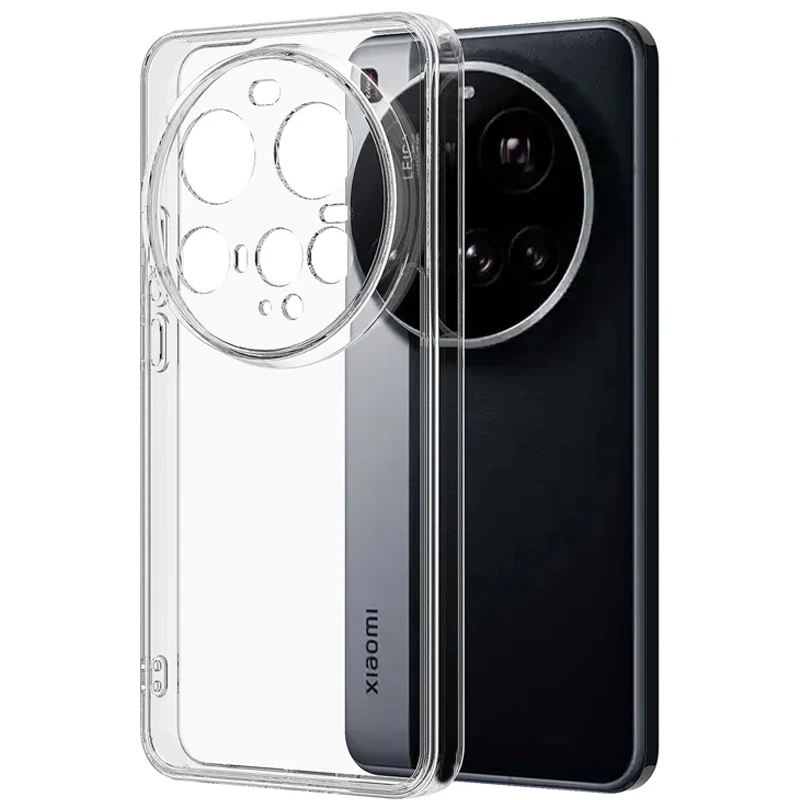 TPU чехол Epic Transparent 1,5mm Full Camera для Xiaomi 15 Ultra, Бесцветный (прозрачный), TPU, купить оптом с доставкой