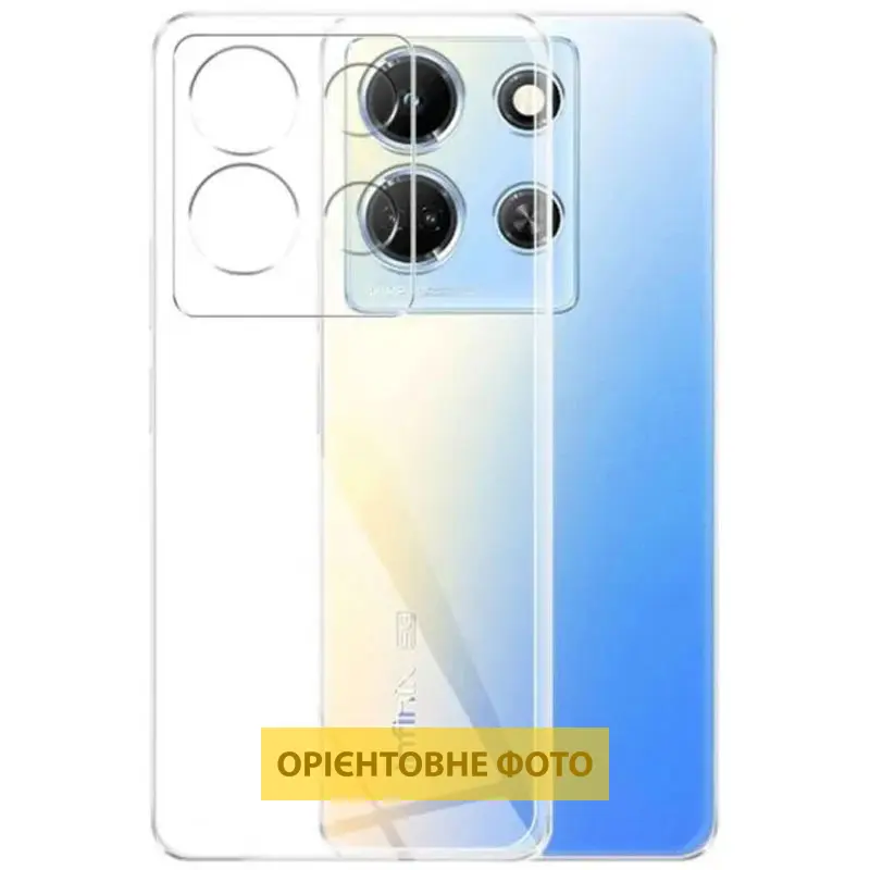 TPU чехол Epic Transparent 1,5mm Full Camera для Infinix Note 50 Pro+, TPU, купить оптом с доставкой