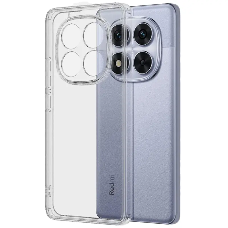 TPU чехол Epic Transparent 1,5mm Full Camera для Xiaomi Redmi Note 15 4G/5G (EU), TPU, купить оптом с доставкой
