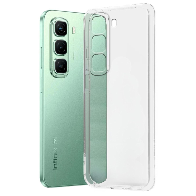 Прозорий чохол Epic Transparent Full Camera Protection для Infinix Hot 70 | завтовшки 1.5 мм на малюнкі №1