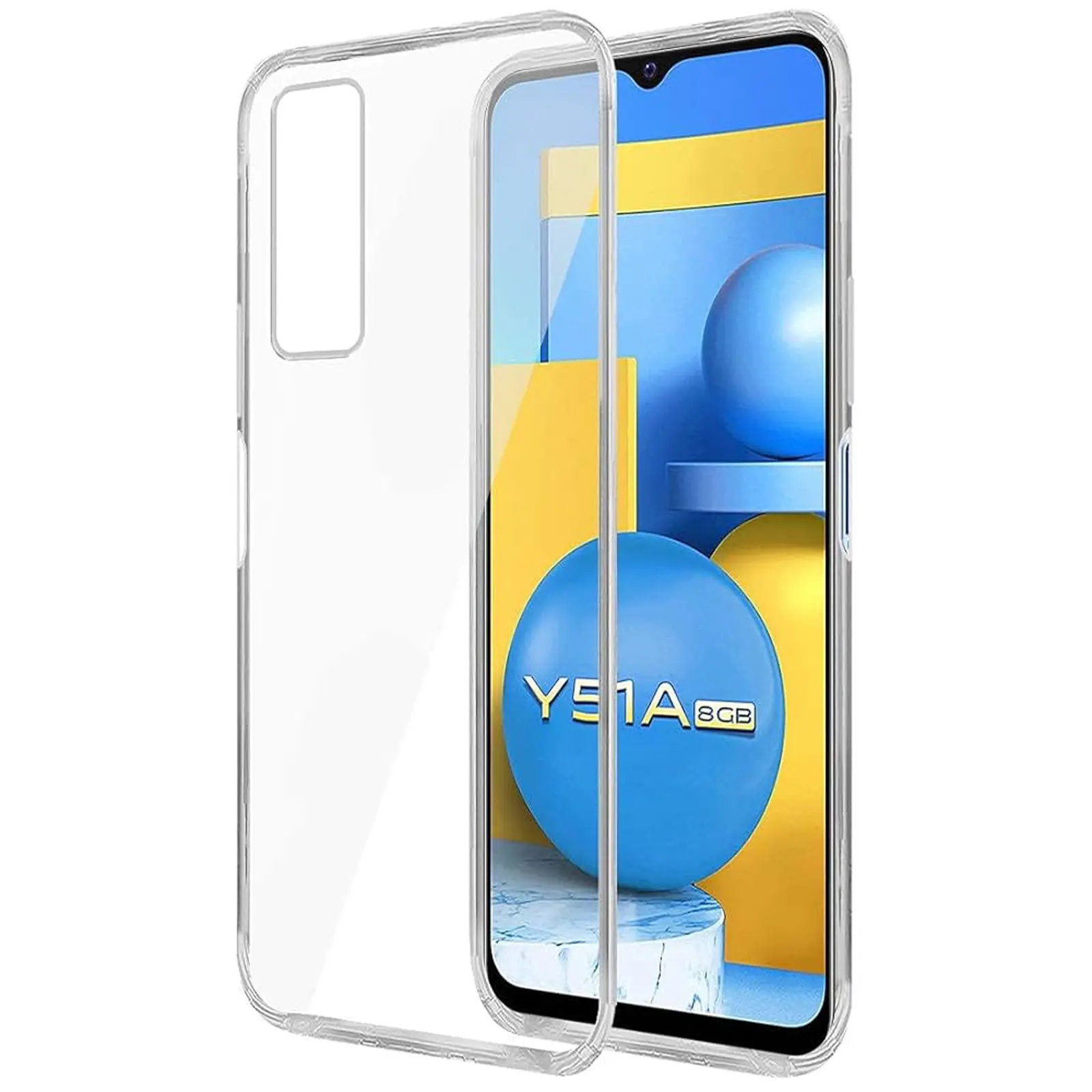 TPU чохол Epic Transparent 1,5mm для Vivo Y51a, Безбарвний (прозорий), TPU, купити оптом з доставкою
