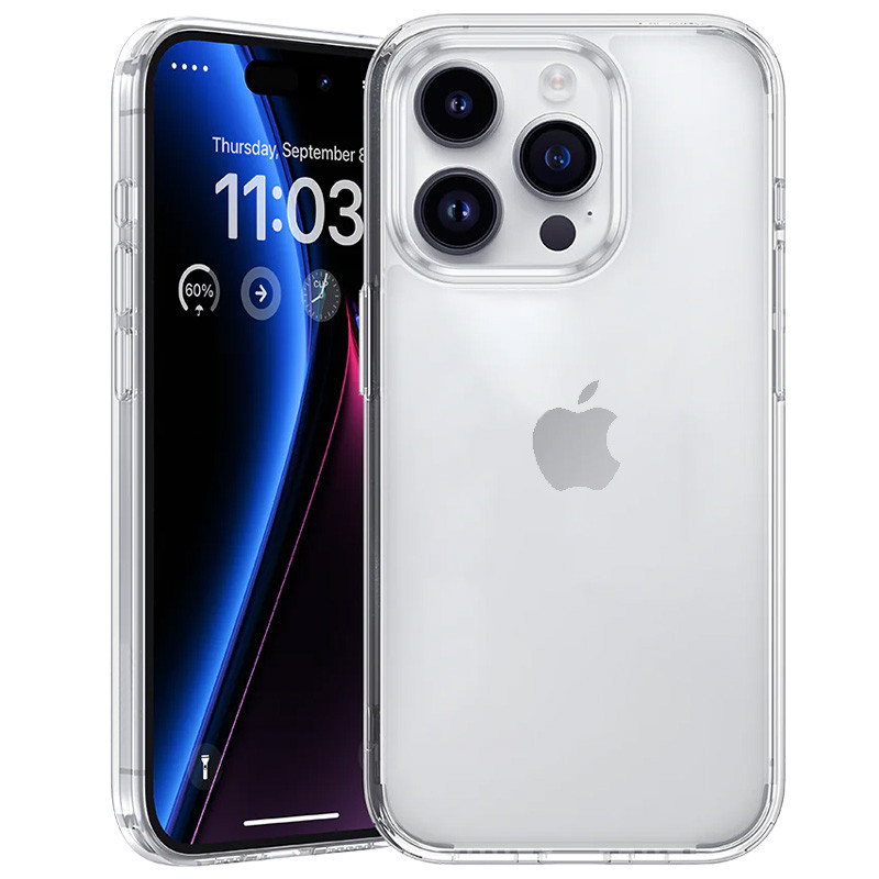 TPU чехол Epic Transparent 1,5mm для Apple iPhone 15 Pro (6.1"), TPU, купить оптом с доставкой