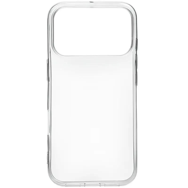 TPU чехол Epic Transparent 1,5mm для Apple iPhone 17 Pro Max (6.9"), Бесцветный (прозрачный), TPU, купить оптом с доставкой