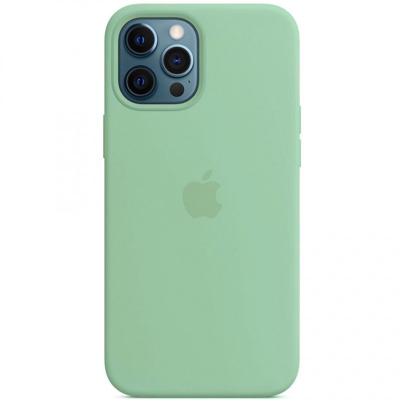 Чохол Silicone case (AAA) full with Magsafe для Apple iPhone 12 Pro Max (6.7) | Без анімації на малюнкі №1