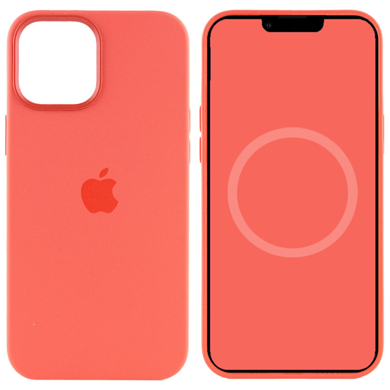 Чохол Silicone case (AAA) with Magsafe and Animation для Apple iPhone 12 Pro / 12 (6.1) на малюнкі №1