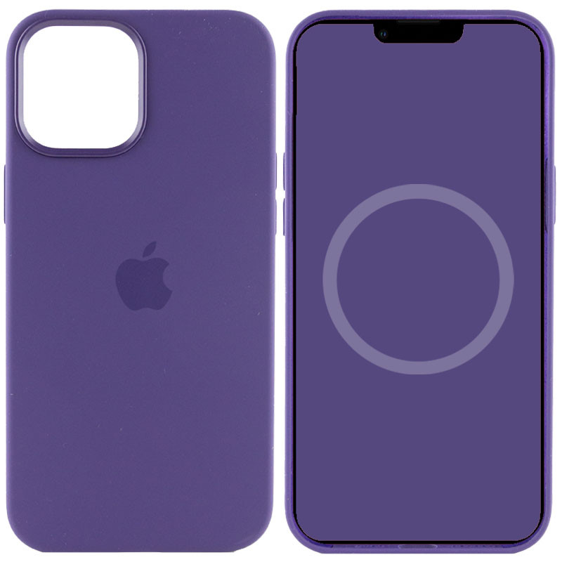 Чохол Silicone case (AAA) with Magsafe and Animation для Apple iPhone 12 Pro / 12 (6.1) на малюнкі №1