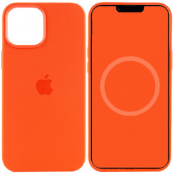 Уцінка Чохол Silicone case (AAA) full with Magsafe and Animation для Apple iPhone 12 Pro Max (6.7")