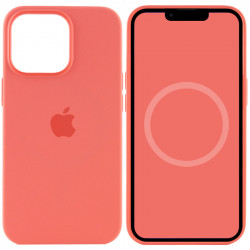 Чехол Silicone case (AAA) full with Magsafe and Animation для Apple iPhone 13 Pro Max (6.7")