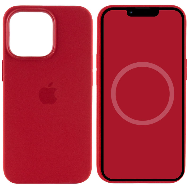 Чохол Silicone case (AAA) with Magsafe and Animation для Apple iPhone 13 Pro Max (6.7) на малюнкі №1