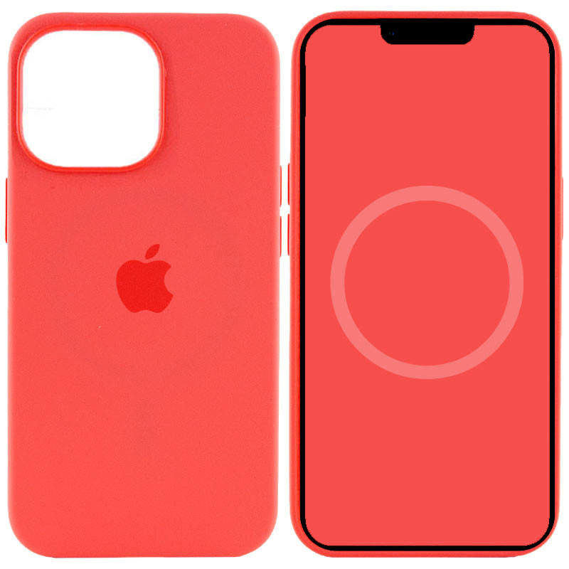 Чохол Silicone case (AAA) with Magsafe and Animation для Apple iPhone 15 Pro Max (6.7) на малюнкі №1