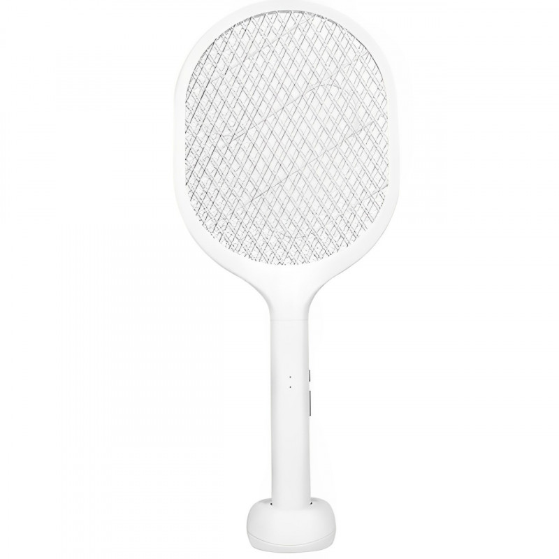 Електричний знищувач-ракетка для комах з UV підсвічуванням і високовольтною сіткою Weidasi WD-959 Rechargeable 1200 mAh для Пастки для комах на малюнкі №1