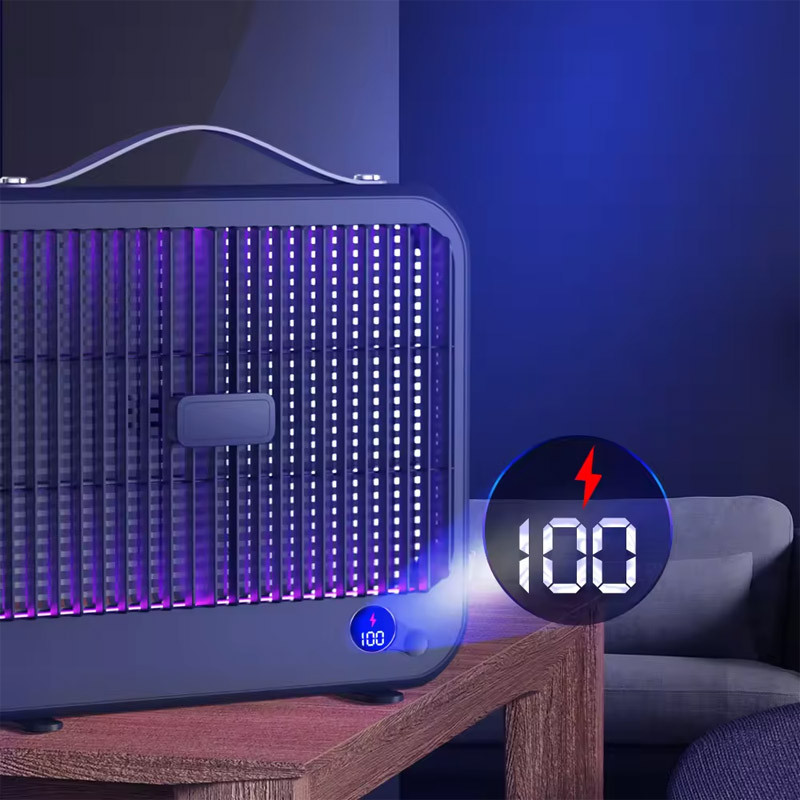 Электрическая ловушка для насекомых с UV подсветкой и высоковольтной сеткой P7 with battery 4000 mAh смотреть фото №2