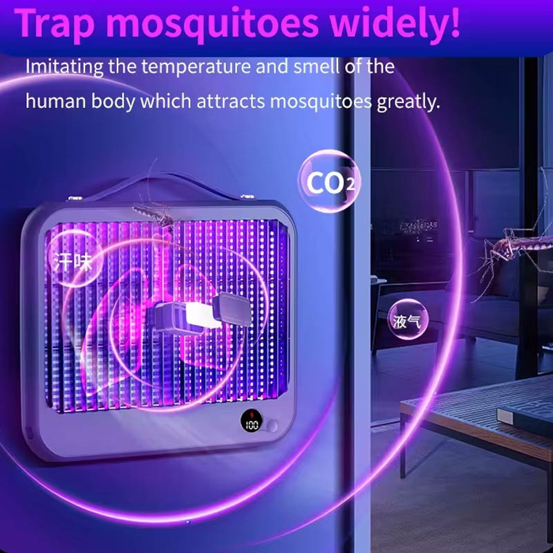Электрическая ловушка для насекомых с UV подсветкой и высоковольтной сеткой P7 with battery 4000 mAh смотреть фото №7