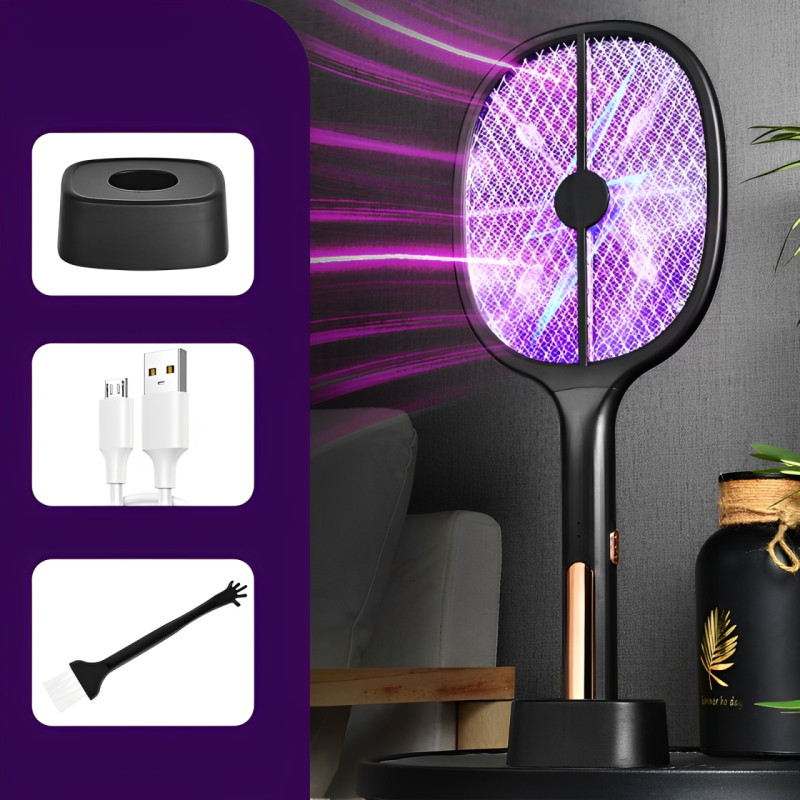 Ловушка для насекомых с UV подсветкой D-709 Black Warrior with battery 1200 mAh на картинке №4