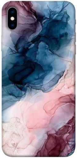 Чехол itsPrint Розово-голубые разводы для Apple iPhone XS Max (6.5")
