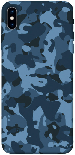 Чехол itsPrint Синий камуфляж для Apple iPhone XS Max (6.5")