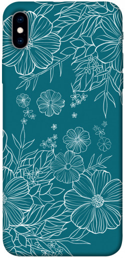 Чехол itsPrint Botanical illustration для Apple iPhone XS Max (6.5")
