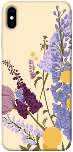 Чехол itsPrint Flowers art для Apple iPhone XS Max (6.5")
