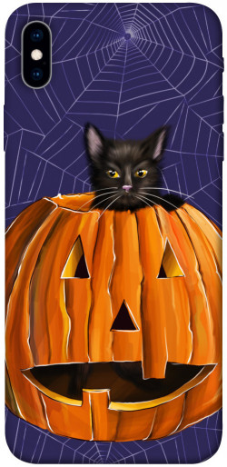 Чехол itsPrint Cat and pumpkin для Apple iPhone XS Max (6.5")
