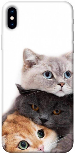 Чехол itsPrint Три кота для Apple iPhone XS Max (6.5")