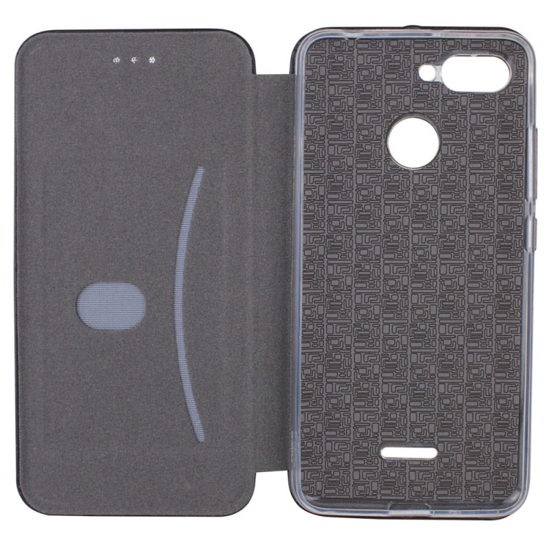 Кожаный чехол-книжка Classy для Xiaomi Redmi 6 на картинке №2