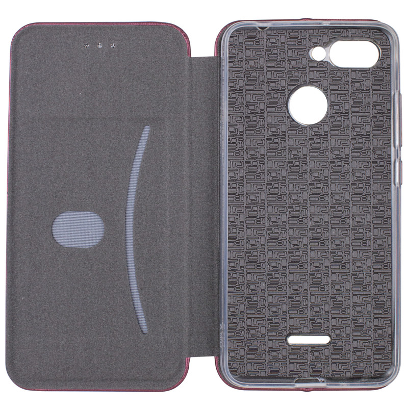 Кожаный чехол-книжка Classy для Xiaomi Redmi 6 на картинке №2