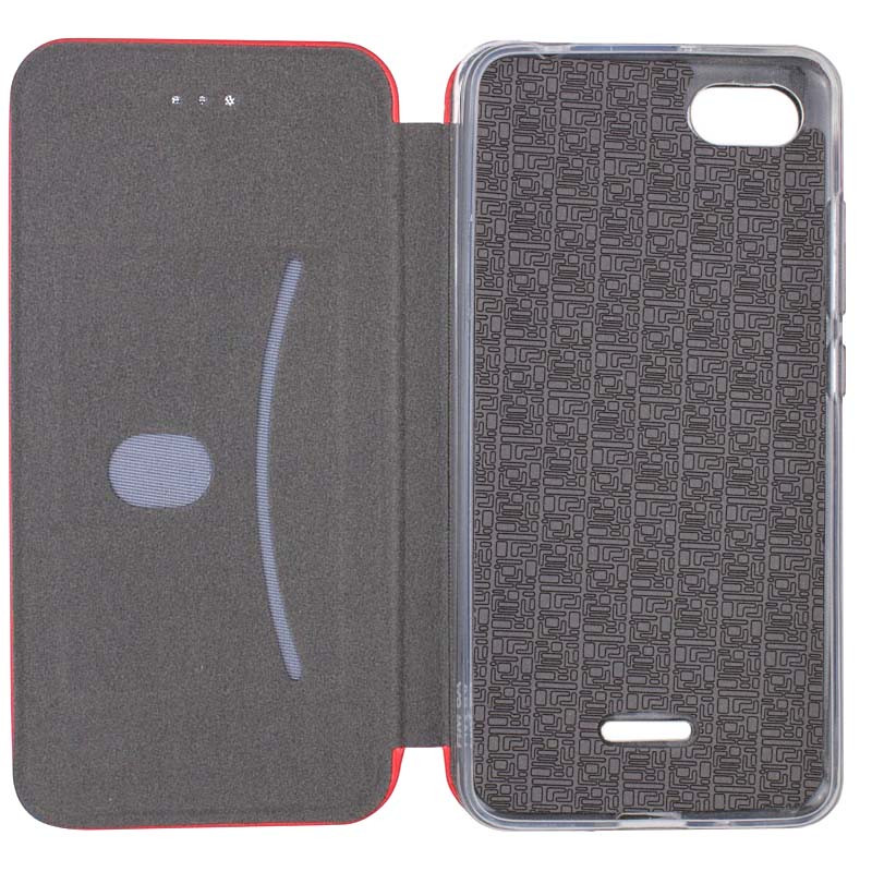 Кожаный чехол-книжка Classy для Xiaomi Redmi 6A на картинке №3