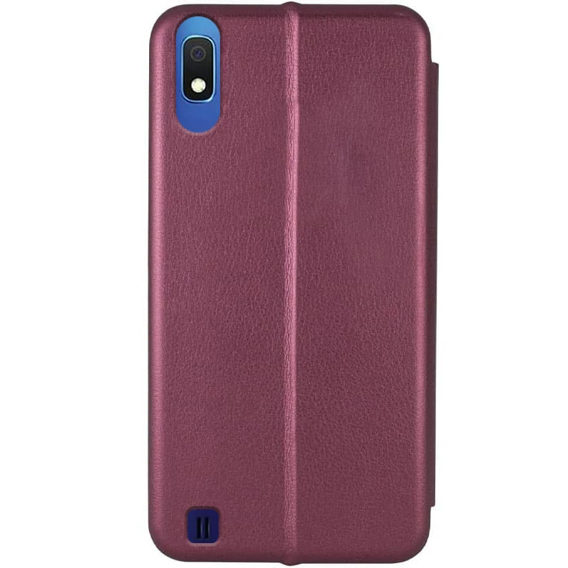 Шкіряний чохол-книжка Classy для Samsung Galaxy A10 (A105F), Бордовий 1, Штучна шкіра, купити оптом з доставкою