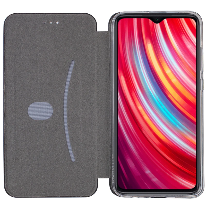 Кожаный чехол-книжка Classy для Xiaomi Redmi Note 8 Pro, Черный 2, Искусственная кожа, купить оптом с доставкой