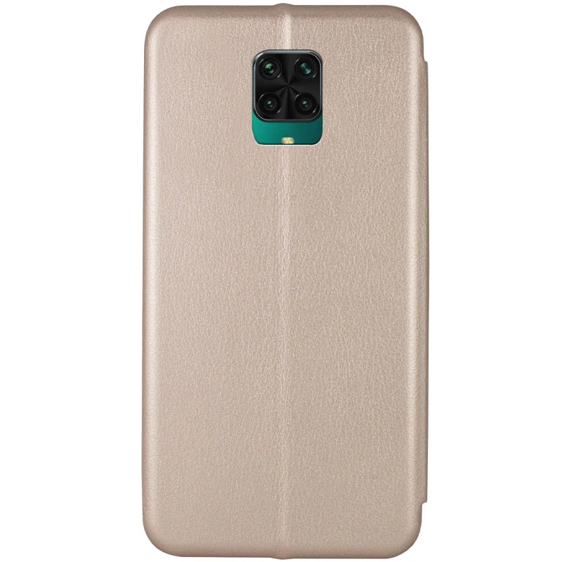Шкіряний чохол-книжка Classy для Xiaomi Redmi Note 9s / Note 9 Pro / Note 9 Pro Max, Золотий 1, Штучна шкіра, купити оптом з доставкою