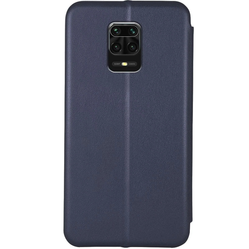 Шкіряний чохол-книжка Classy для Xiaomi Redmi Note 9s / Note 9 Pro / Note 9 Pro Max, Темно-синій 1, Штучна шкіра, купити оптом з доставкою