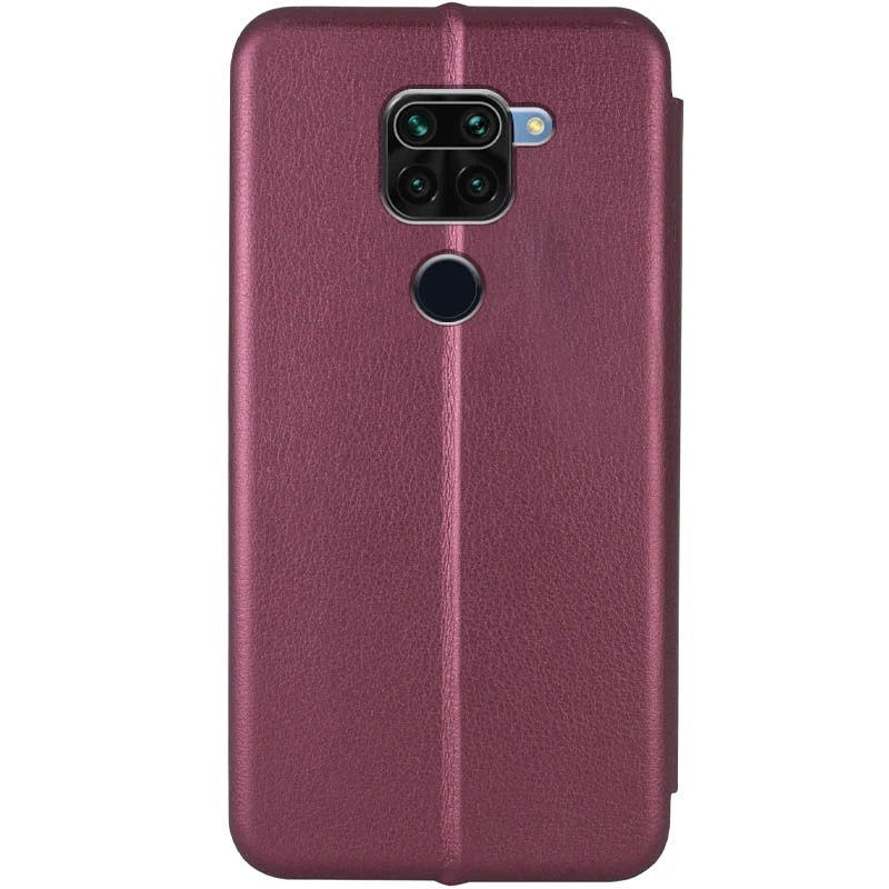 Кожаный чехол-книжка Classy для Xiaomi Redmi Note 9 / Redmi 10X, Бордовый 1, Искусственная кожа, купить оптом с доставкой