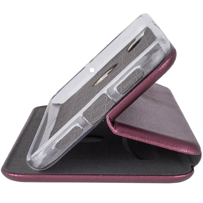 Кожаный чехол-книжка Classy для Xiaomi Redmi Note 9 / Redmi 10X, Бордовый 3, Искусственная кожа, купить оптом с доставкой