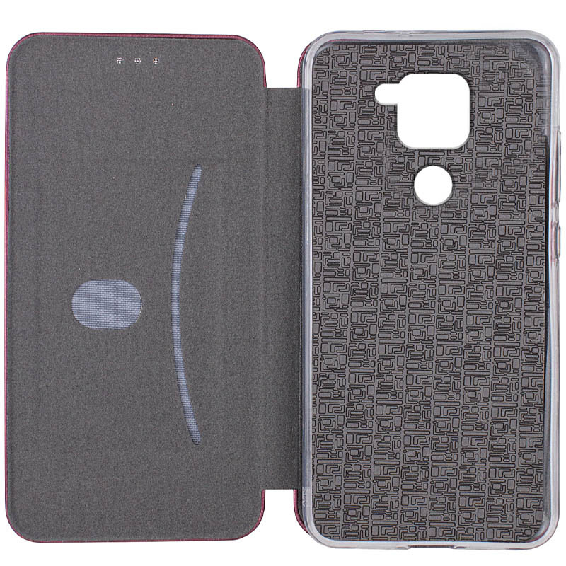 Кожаный чехол-книжка Classy для Xiaomi Redmi Note 9 / Redmi 10X на картинке №5