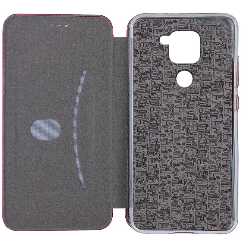 Кожаный чехол-книжка Classy для Xiaomi Redmi Note 9 / Redmi 10X, Бордовый 4, Искусственная кожа, купить оптом с доставкой