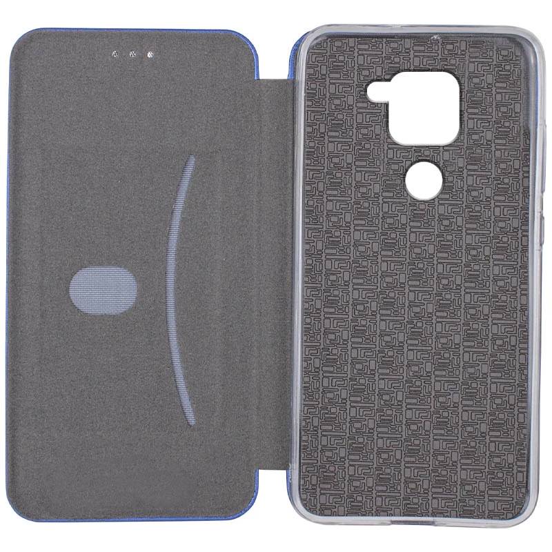 Шкіряний чохол-книжка Classy для Xiaomi Redmi Note 9 / Redmi 10X, Синій 2, Штучна шкіра, купити оптом з доставкою