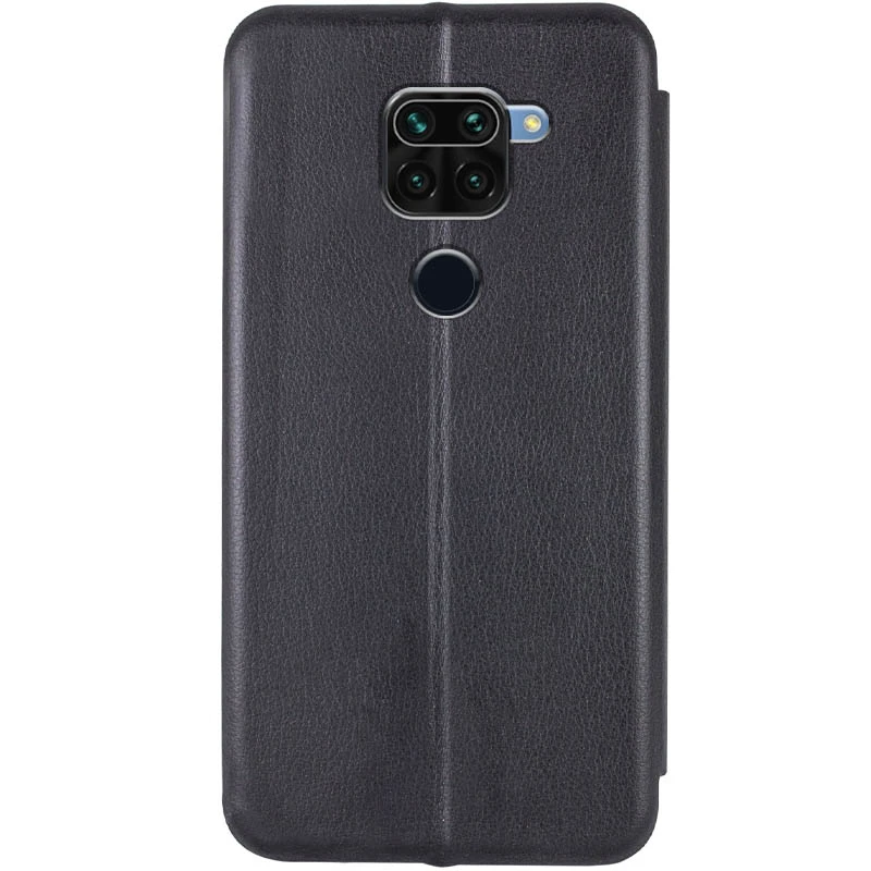 Кожаный чехол-книжка Classy для Xiaomi Redmi Note 9 / Redmi 10X, Черный 2, Искусственная кожа, купить оптом с доставкой