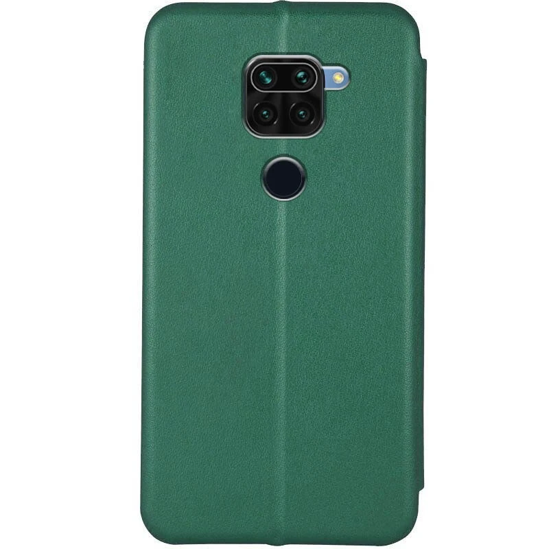 Шкіряний чохол-книжка Classy для Xiaomi Redmi Note 9 / Redmi 10X, Зелений 1, Штучна шкіра, купити оптом з доставкою